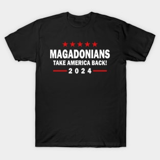 Magadonians 2024 Take America Back T-Shirt